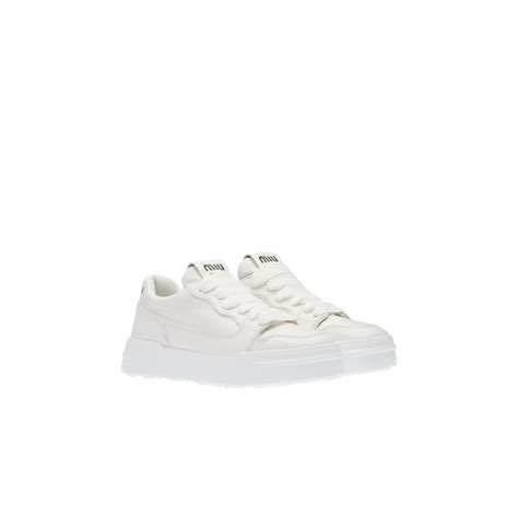 miu miu sneakers bianche|miu mi u shoes.